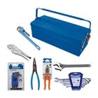 Kit Caixa Sanfona Com Jogos De Chaves E Alicates Gedore