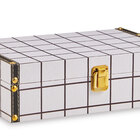 Kit Caixa Xadrez Colorida 3 Pçs - Mart