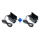 Kit Caixas De Tomadas 4 Blocos Basculante 3tom 10a 2usb 3usb