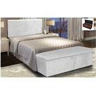 Kit Calcadeira E Painel Clean 100 Cm Suede Cinza