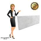 Kit Calçadeira E Painel Clean 100 Cm Suede - Cinza