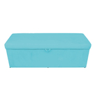 Kit Calçadeira E Painel Clean 160 Cm Suede Azul Turquesa D'ro