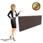 Kit Calcadeira E Painel Clean 160 Cm Suede Marrom