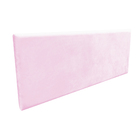 Kit Calcadeira E Painel Clean 160 Cm Suede Rosa Bebê