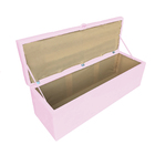 Kit Calçadeira E Painel Clean 160cm Suede - Rosa Bebê