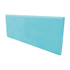Kit Calçadeira E Painel Clean 90 Cm Suede D'rossi - Azul Turq