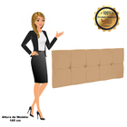 Kit Calçadeira E Painel Nina 0 90 Cm Suede D'rossi - Caramelo