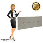 Kit Calçadeira E Painel Nina 100 Cm Suede D'rossi - Marrom Ra