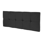 Kit Calçadeira E Painel Nina 100 Cm Suede D'rossi - Preto