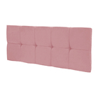 Kit Calçadeira E Painel Nina 100 Cm Suede Rose D'rossi