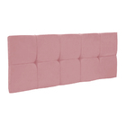 Kit Calçadeira E Painel Nina 100 Cm Suede Rose D'rossi