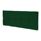 Kit Calçadeira E Painel Nina 140 Cm Suede Verde D'rossi