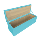 Kit Calçadeira E Painel Nina 160 Cm Suede D'rossi - Azul Turq