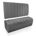 Kit Calçadeira E Painel Olivia Casal 140 Cm Veludo - D'rossi