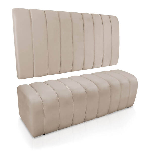 Kit Calçadeira E Painel Olivia Casal 140 Cm Veludo M11 - D'ro