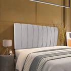 Kit Calçadeira E Painel Olivia Casal 140 Cm Veludo Prata Trab