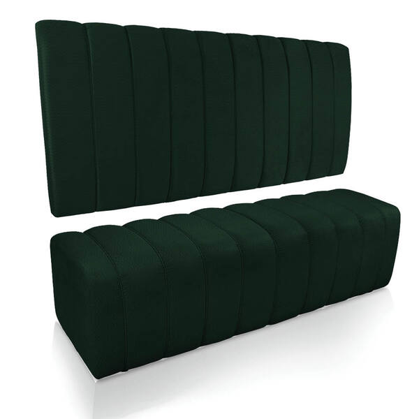 Kit Calçadeira E Painel Olivia Queen 160 Cm Veludo - D'rossi