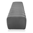 Kit Calçadeira E Painel Olivia Queen 160 Cm Veludo Grafite Tr