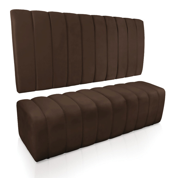 Kit Calçadeira E Painel Olivia Queen 160 Cm Veludo Marrom - D