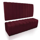 Kit Calçadeira E Painel Olivia Queen 160 Cm Veludo Vinho Trab