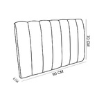 Kit Calçadeira E Painel Olivia Solteiro 90 Cm Vermelho - D'ro