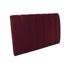 Kit Calçadeira E Painel Olivia Solteiro 90 Cm Vinho Trabalhad