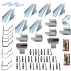 Kit Calha Telhado Beiral 11m Galvanizada Bocal Retangular