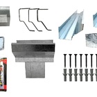 Kit Calha Telhado Beiral 4 Metros Galvanizada