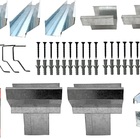 Kit Calha Telhado Beiral 8 Metros Galvanizada