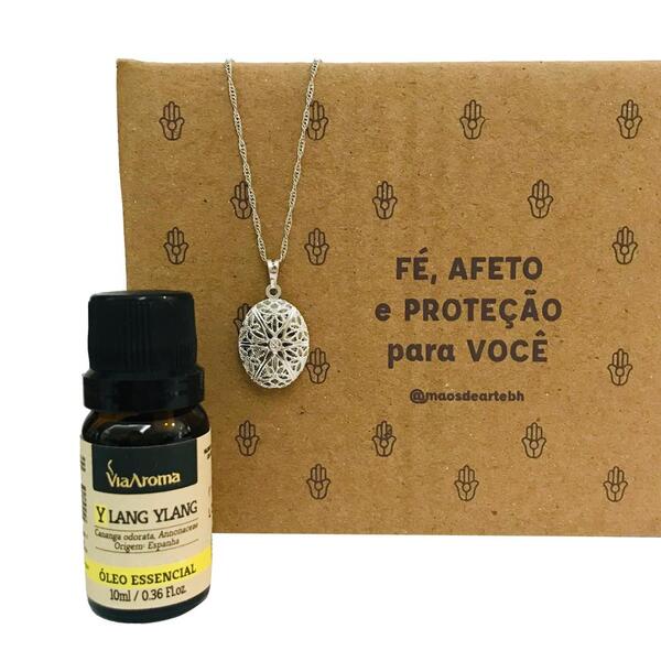 Kit Calmante - Aromatizador Pessoal + Óleo Ylang Ylang Via Ar