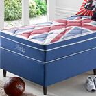 Kit Cama Box + Colchão De Solteiro Londres Anjos Superlastic