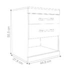 Kit Cama De Casal Com Baú E Mesas De Cama De New Branco