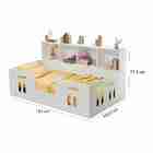 Kit Cama Montessori Juvenil E Nichos Branco Mc Barreto