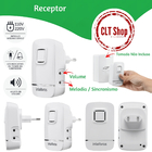 Kit Campainha Sem Fio Com Cr2032 Cib100 Intelbras 2 Entradas