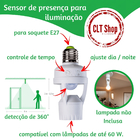 Kit Campainha Sem Fio Com Sensor De Presença Para Iluminação