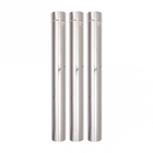 Kit Cano Chaminé Inox 115mm X 1m X 3un + Chapéu Sputinik