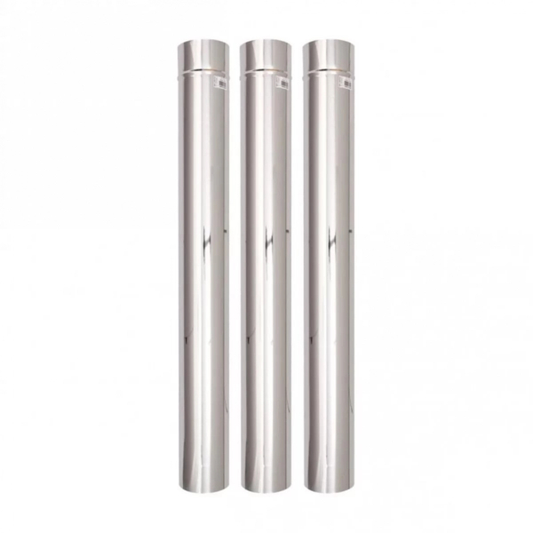 Kit Cano Chaminé Inox 150mm + Joelho Inox 90°- Volpato