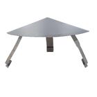 Kit Cano Chamine Inox 3un 110mm + Curva + Chapeu Fixo