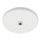 Kit Canopla de Ferro e Aço Branca e Cinza 11x15cm M.A Luz