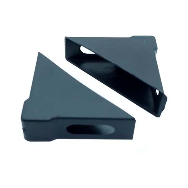 Kit Cantoneira De Proteção Para Moveis 18 X 56 X 56 Mm Preta