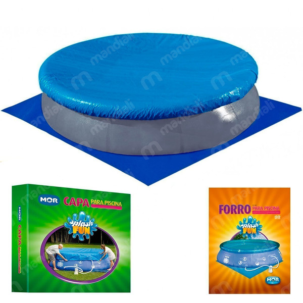 Kit Capa Forro Em Rafia Para Piscina Redonda Inflavel 9000 L Mor Leroy Merlin