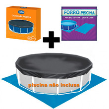 Forro Para Piscina 2300 Litros 2 75 M Em Rafia Leroy Merlin