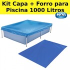 Kit Capa + Forro Para Piscina De 1000 Litros Mor