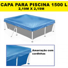 Kit Capa + Forro para Piscina Retangular 1500 L Mor