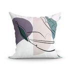 Kit Capa Almofada Cinza Estampada Decorativa 3 Unidades 45cm