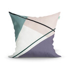 Kit Capa Almofada Cinza Estampada Decorativa 3 Unidades 45cm