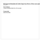 Kit Capa Almofada De Linho Cáqui Lisa 45cm X 45cm Com Zíper 4