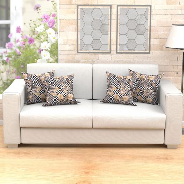 Kit Capa Almofada Decorativa Para Sofá Kit Com 4 Unidades 45c