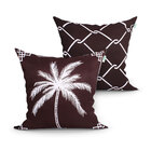 Kit Capa Almofada Decorativa Preta Kit Com 2 Unidades 45cm X