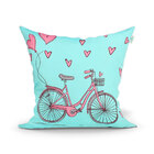 Kit Capa Almofada Estampada Azul Tiffany Torre Eiffel 2 Unida